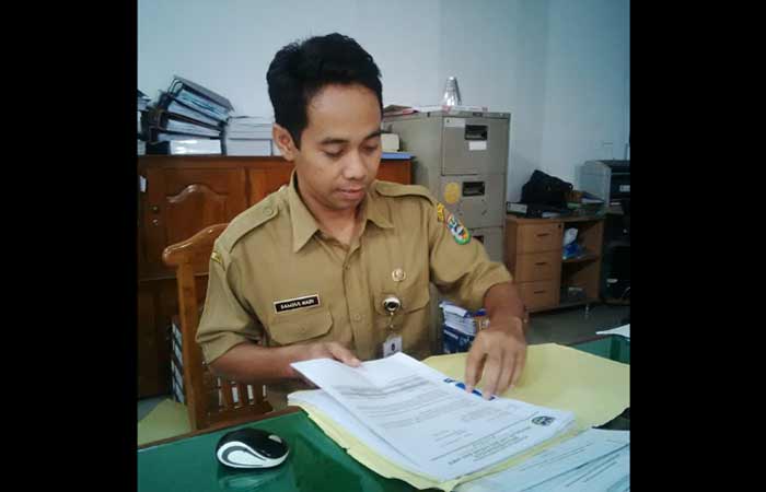  Samsul Hadi, Kasubid Kasda BPKAD Pacitan. foto: YUNIARDI S/ BANGSAONLINE