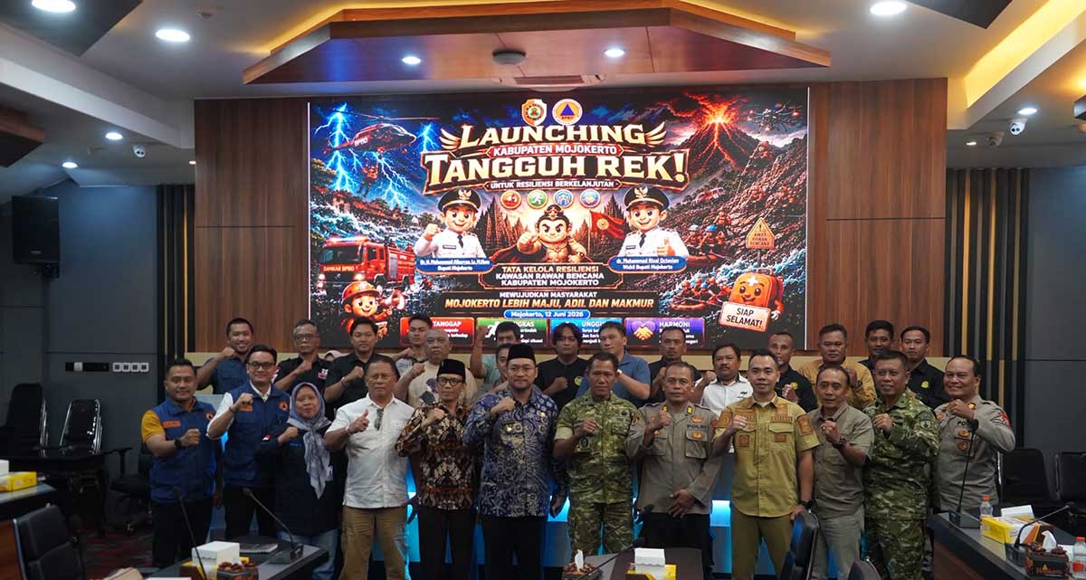 Rapat Persiapan Gladi Kesiapsiagaan Kebakaran Hutan, Lahan dan Laka Air Kabupaten Mojokerto.
