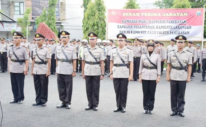 Tujuh Perwira Polres Pamekasan Dimutasi Jabatan