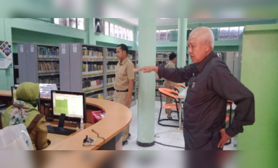 Suasana Perpusda Sumenep, Senin (22/6/2020).
