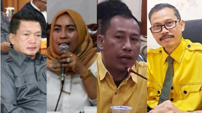 Dari kiri ke kanan, Wongso, Anis, Asroin, dan Fajar. Foto: Ist

