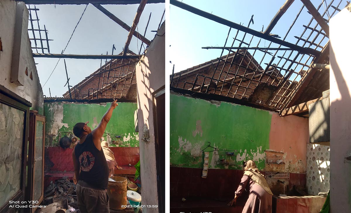 FPRB Gempol Berharap Rumah Warga Carat yang Terbakar Segera Ada Penanganan