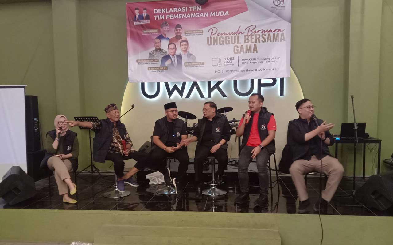 Deklarasi TPM Sidoarjo berharap Ganjar-Mahfud menang total.