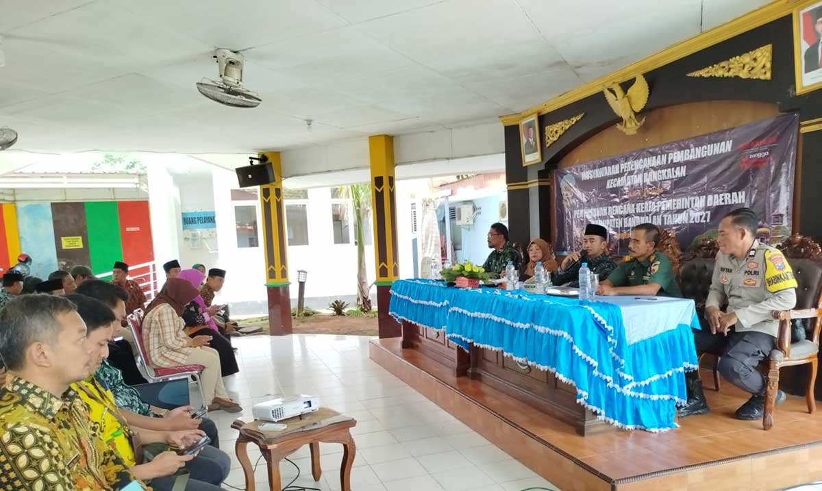 Musrenbang Kecamatan Bangkalan.