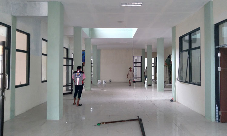 Proyek Pembangunan Puskesmas Beji Pasuruan. (foto: ist)