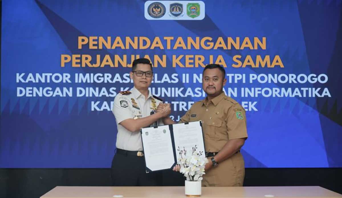 Perkuat Informasi PMI, Diskominfo Trenggalek Gandeng Imigrasi Ponorogo