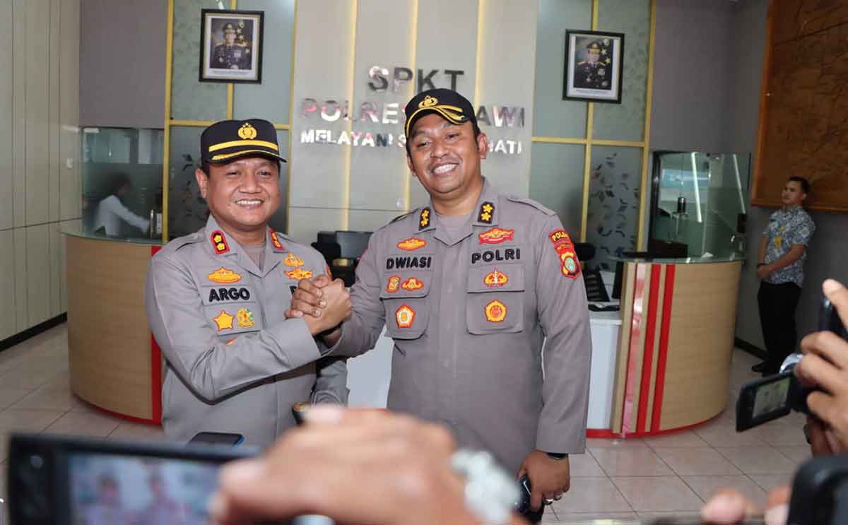 Sertijab Kapolres Ngawi, Argo Wiyono Gantikan Dwiasi Wiyatputera