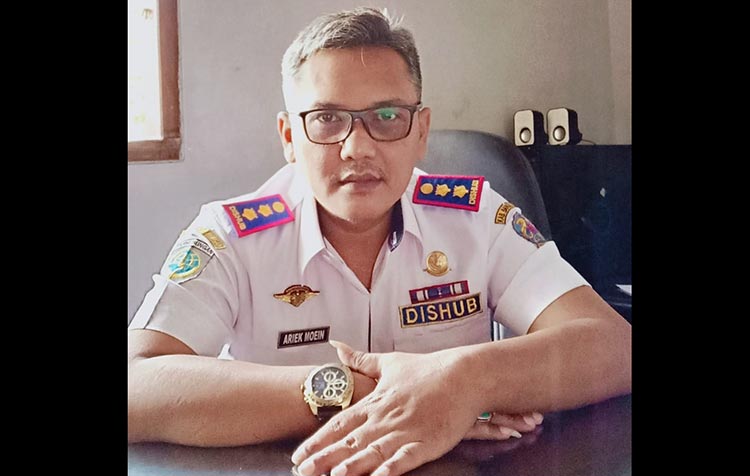 Ariek Moein, Kepala Bidang Lalu Lintas dan Kendaraan Umum Dinas Perhubungan Bangkalan.
