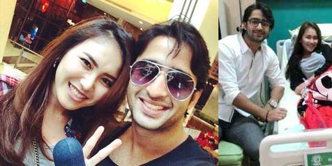 Ayu Ting Ting dan Shaheer Sheikh. (foto: kapanlagi)