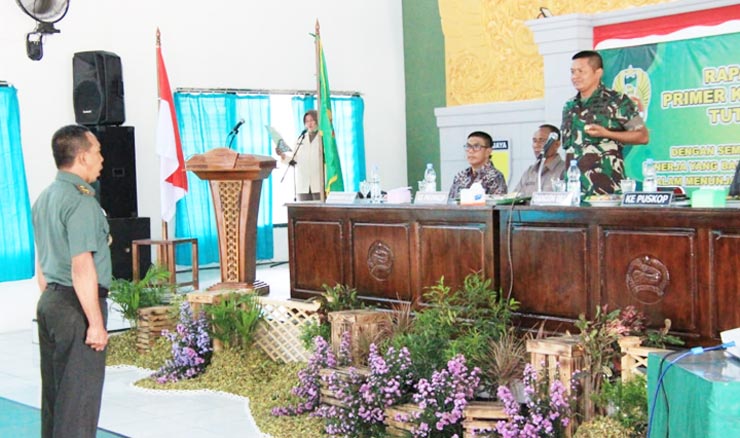 Rapat Anggota Tahunan (RAT) Primkop Kartika Suwoko digelar di Kodim 0812/Lamongan, Rabu (19/02/20). 