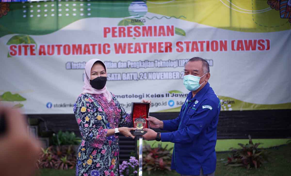 Amati Cuaca Ekstrem, BMKG Pasang Automatic Weather Station di Kota Batu