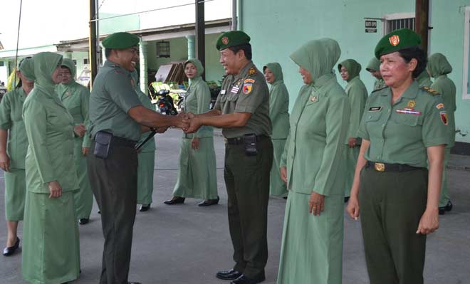 Suasana upacara pelepasan anggota MPP.