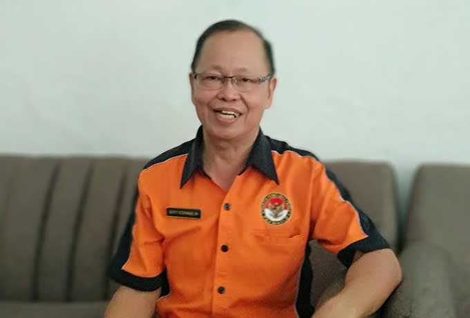 Berty Stevanus, Ketua Panwaslu Pacitan. (foto: Yuniardi Sutondo/BO)