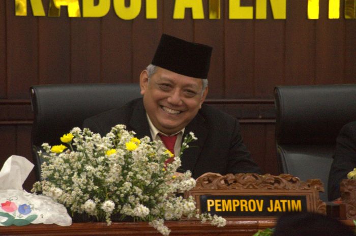 Joko Irianto di gedung DPRD Trenggalek