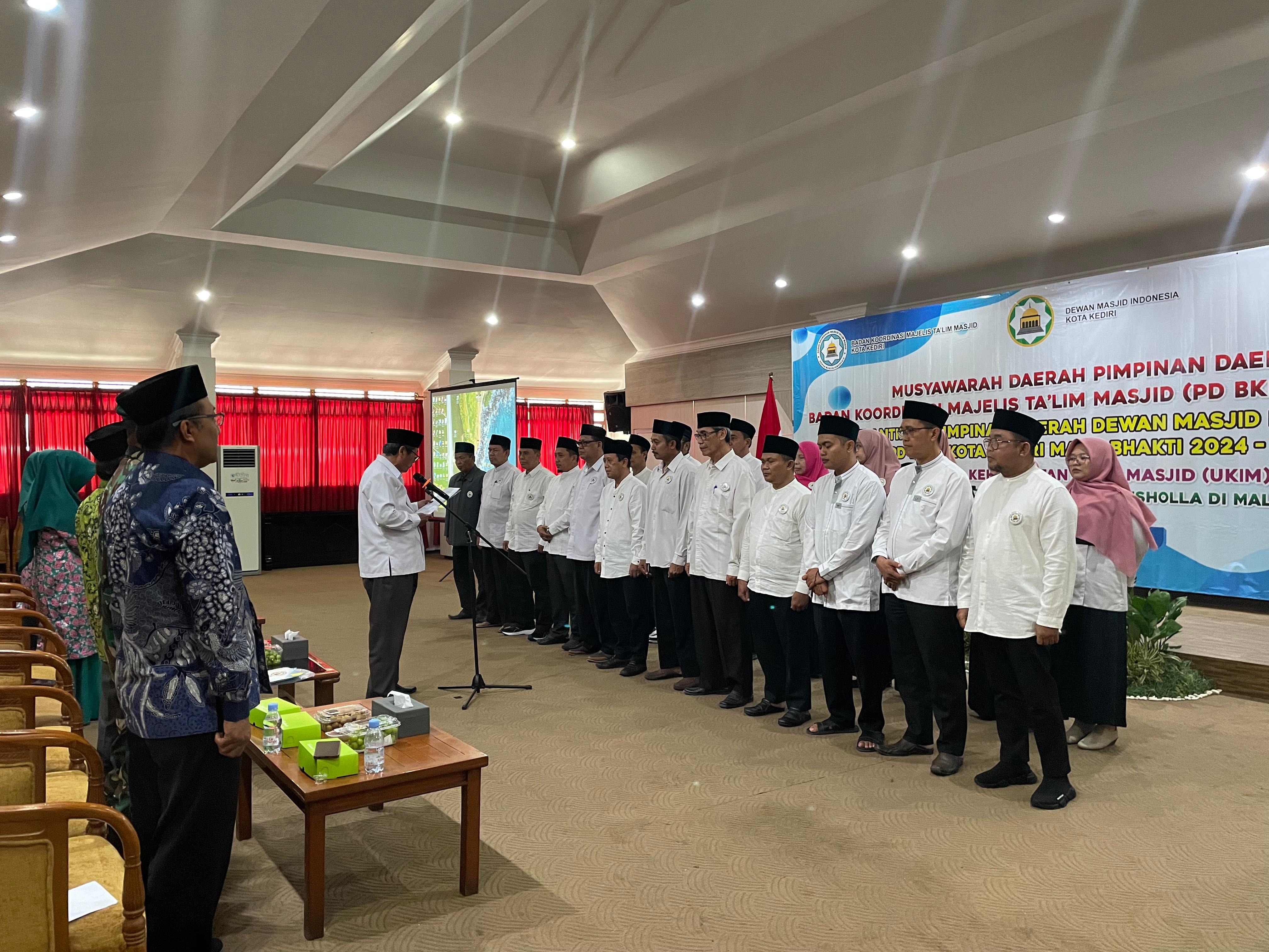 Pelantikan Pengurus Baru PD DMI Kota Kediri. (Ist). 

