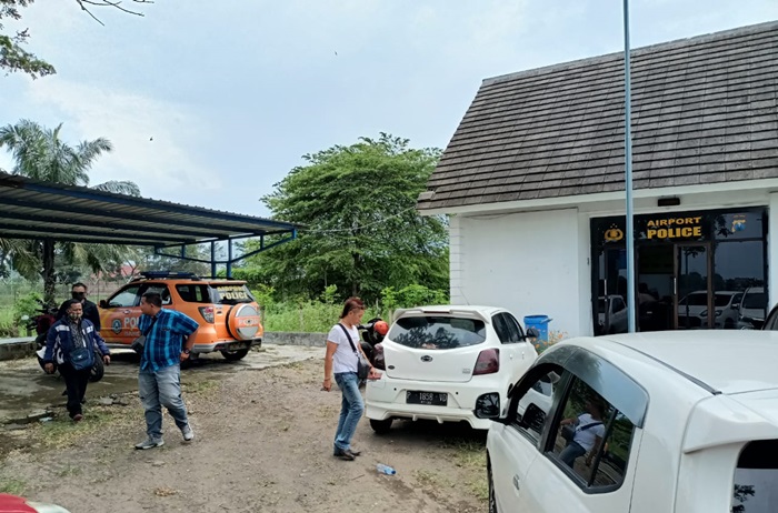 Korban saat bernegosiasi di Mapolsek Rogojampi beberapa waktu lalu.