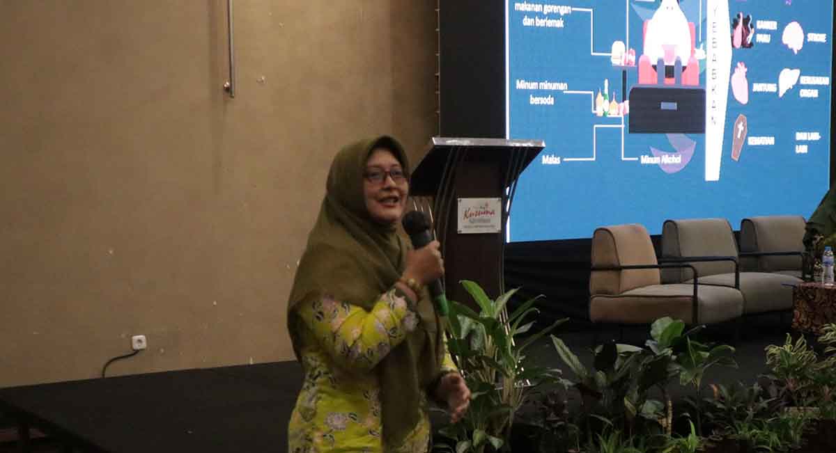 Sosialisasi KTR atau Kawasan Tanpa Rokok di Kota Batu.