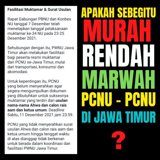 Meme yang beredar di Jawa Timur