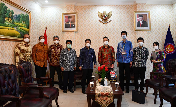 Kunjungan Dubes Jepang ke Kantor KPPU Pusat. (foto: ist)