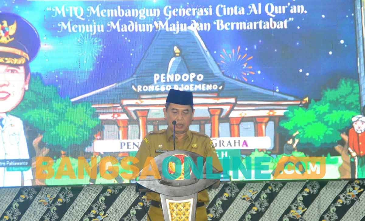 Pj Bupati Madiun, Tontro Pahlawanto. Foto: HENDRO SUHARTONO/BANGSAONLINE