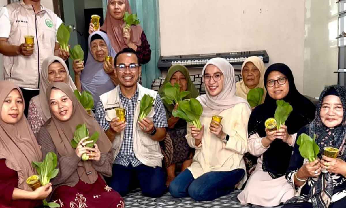 Wakil Ketua Komisi A DPRD Kota Malang, Djoko Prihatin, saat peresmian Depo Mitra Karya ke-3.