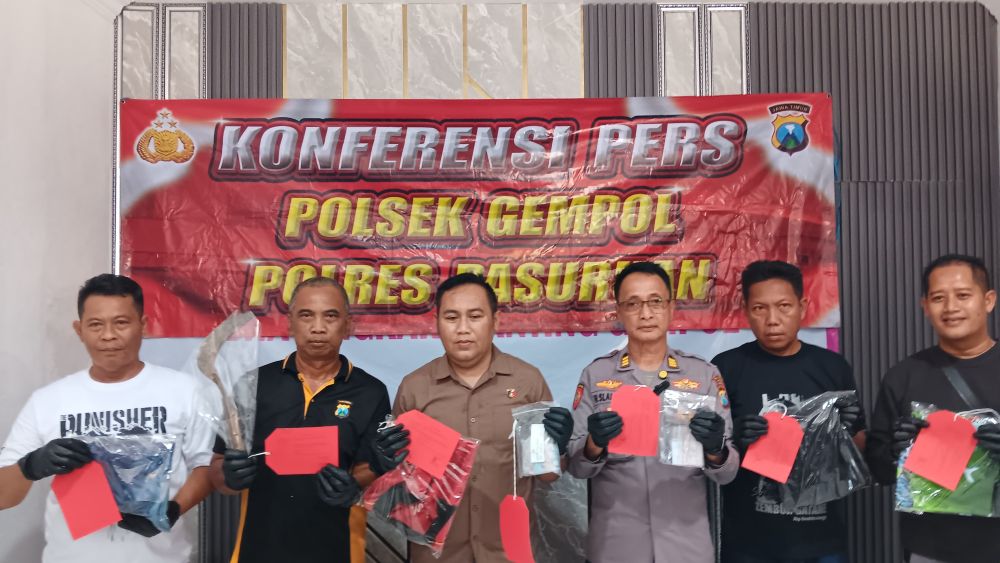  Maling Rumah Perawat Ditangkap Polsek Gempol Pasuruan saat Tertidur di Kandang Kambing