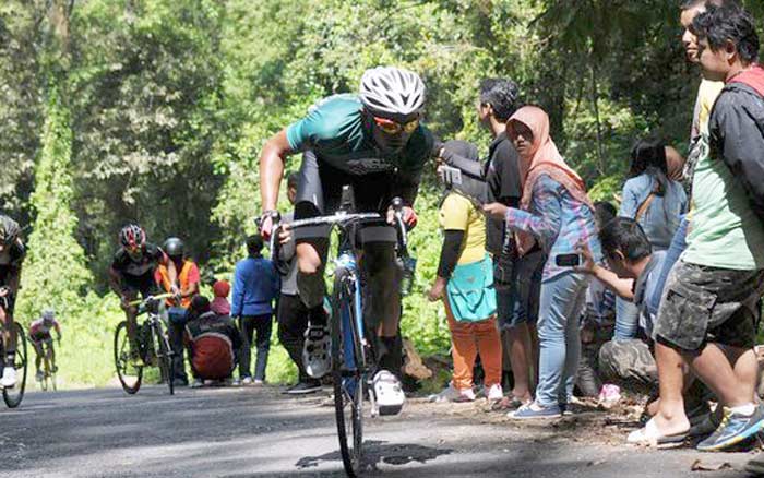 Peserta Tour de Banyuwangi Ijen tahun lalu.
