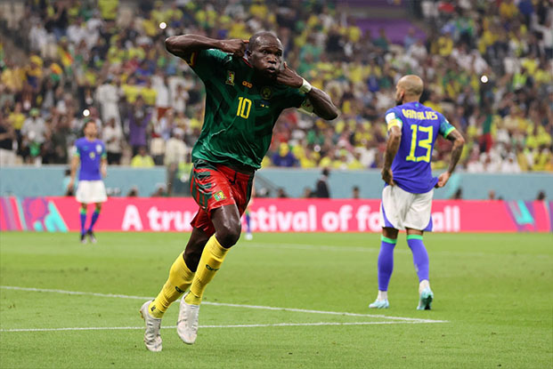  Hasil Piala Dunia 2022 Brasil vs Kamerun: Gol Tunggal Aboubakar Permalukan Tim Samba