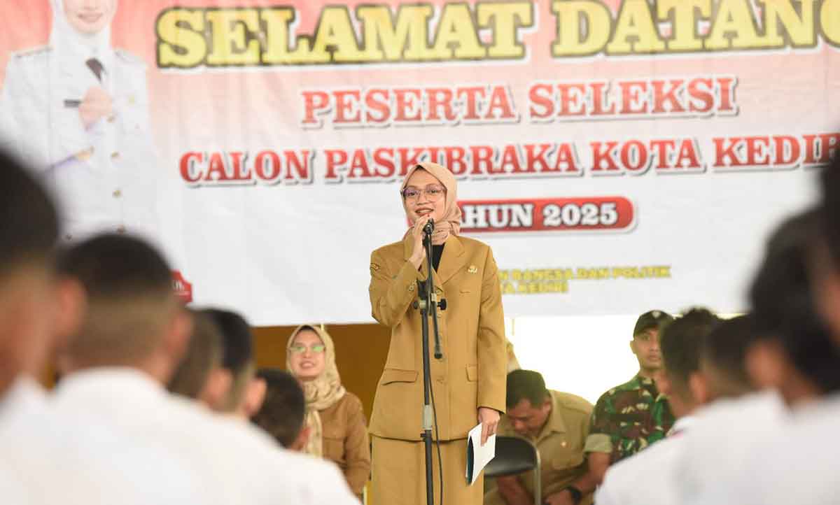 Wali Kota Kediri Motivasi Calon Paskibraka