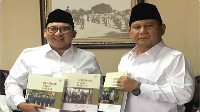 Prabowo Subianto dan Fadli Zon. Foto: ist