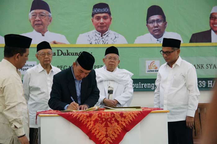 Penandatangan Kerja Sama. foto: RONY/ BANGSAONLINE