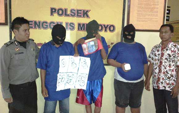 Pejudi yang kotori melekan resepsi dengan perbuatan melanggar hukum. foto: rusmiyanto/BANGSAONLINE