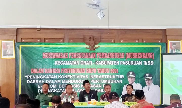 ILUSTRASI: Musrenmbangcam Grati yang digelar Selasa (18/2) kemarin.