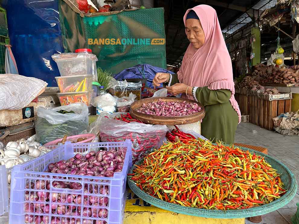Harga cabai rawit di Yogyakarta hari ini melonjak signifikan. Foto: Bangsaonline.