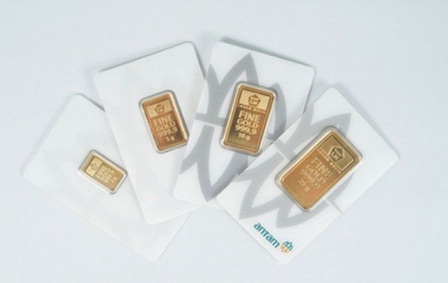 Simak perubahan harga emas Antam hari ini. Foto: Ist.