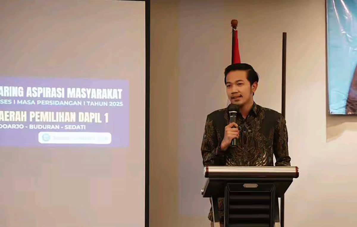 Anggota Komisi A DPRD Sidoarjo, Muchammad Rafi Wibisono.
