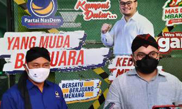 Ketua DPD Partai Nasdem Kabupaten Kediri, Lutfi Mahmudiono.