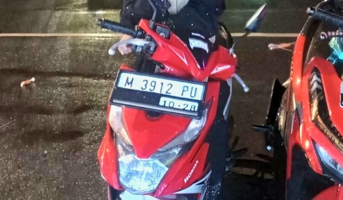 Motor korban yang dicuri