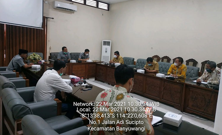Rapat koordinasi bersama Dinas Pendidikan Banyuwangi dan Cabang Dinas Pendidikan Jawa Timur Perwakilan Banyuwangi. (foto: ist)