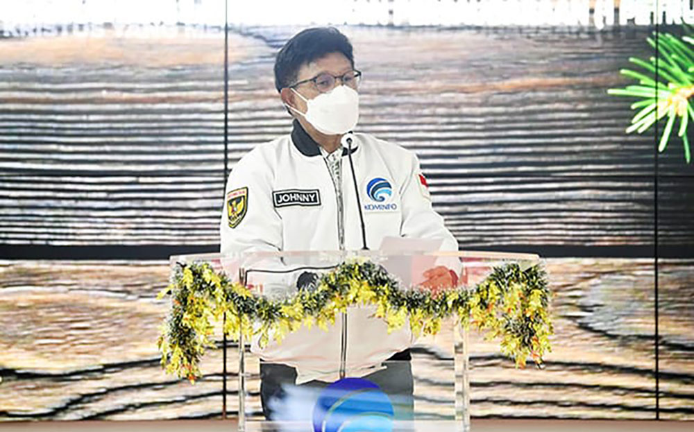 Johnny G. Plate, Menteri Komunikasi dan Informatika.
