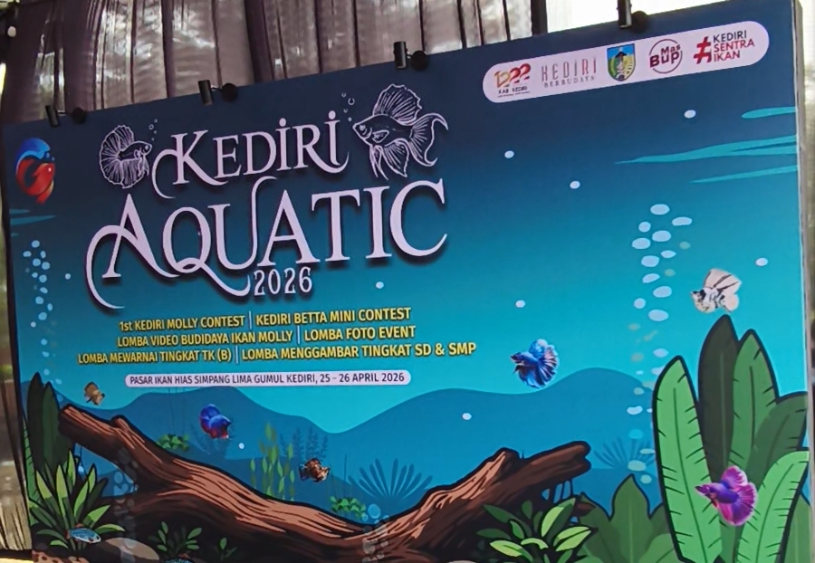 Semarak Hari Jadi ke-1222, Pemkab Kediri Gelar Kontes Ikan Hias dan Gebyar UMKM