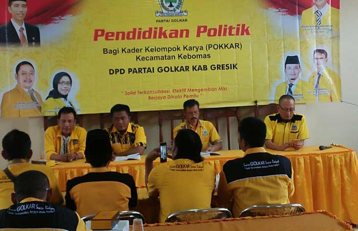 Persiapan Jelang Pileg 2019, Golkar Gresik Gelar Pendidikan Politik Bagi Pokkar