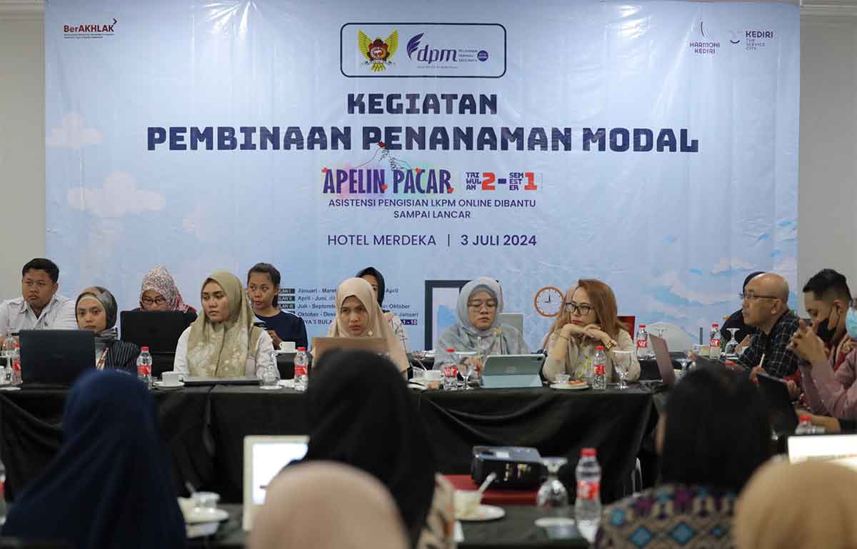 Workshop Asistensi Pengisian LKPM Online yang Dibantu Sampai Lancar Triwulan II. Foto: Ist