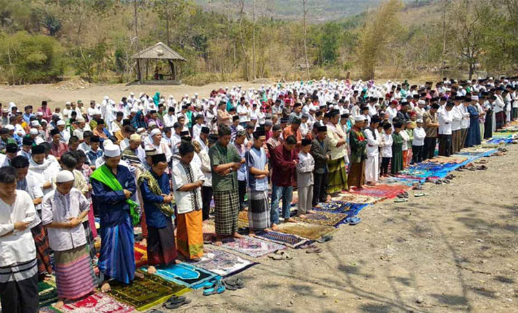 Ilustrasi shalat istisqa. foto: Radar Bogor.