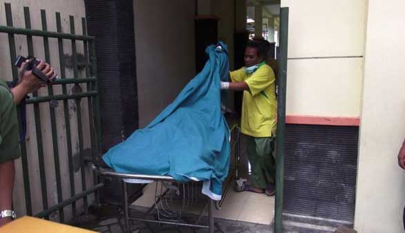Salah satu korban DBD yang meninggal di RSUD Jombang, Senin lalu. foto: metrotvnews
