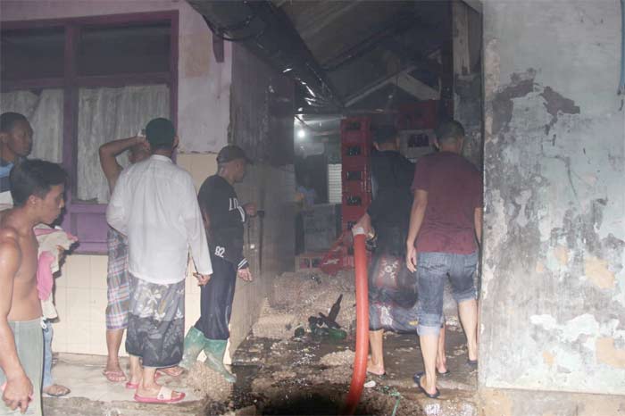Pasar Gurem Pamekasan Nyaris Terbakar