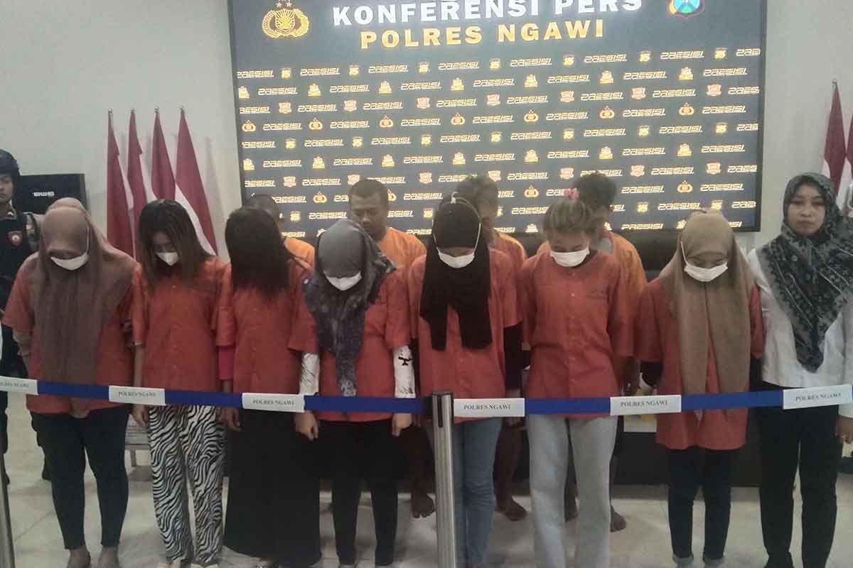 Endorse Judi Online, 7 Wanita Muda di Ngawi Ditangkap Polisi