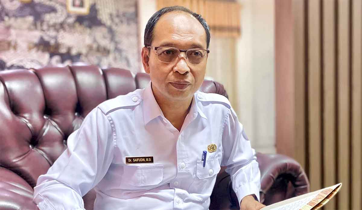 Kepala Dinkes Pamekasan, Saifuddin.