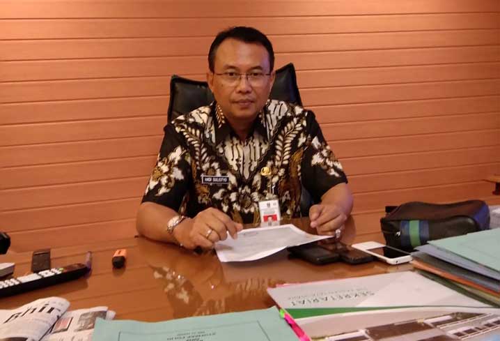 Kepala Dinas Pertanian dan Ketahanan Pangan Jatim Hadi Sulistyo. foto: MIDA/ BANGSAONLINE