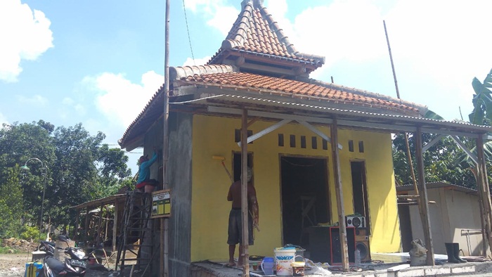Satgas TMMD 107 Bantu Rehab Musala As Shifa Sekar Putih Ngawi